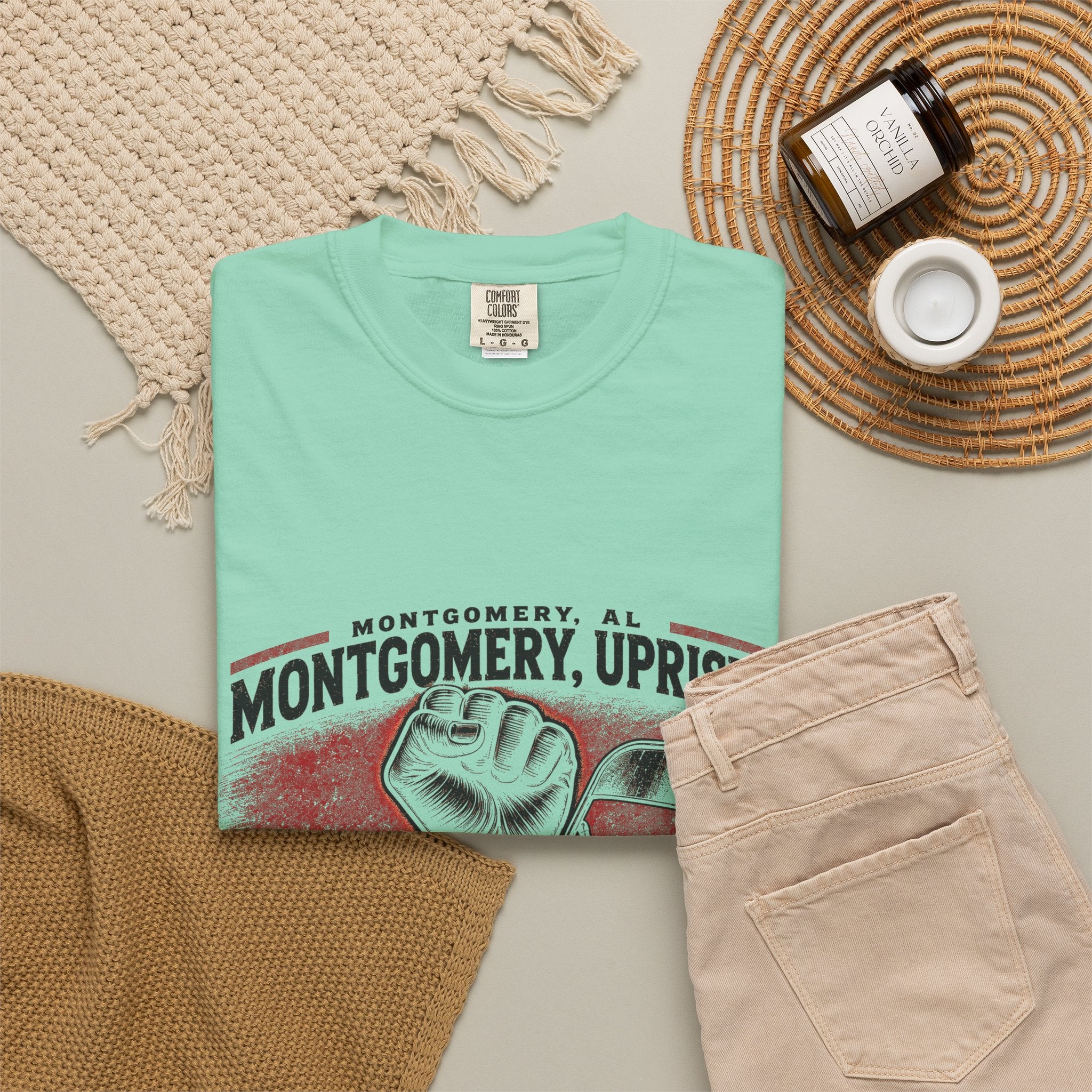Montgomery Uprising Commemorative T-Shirt (light color tees)