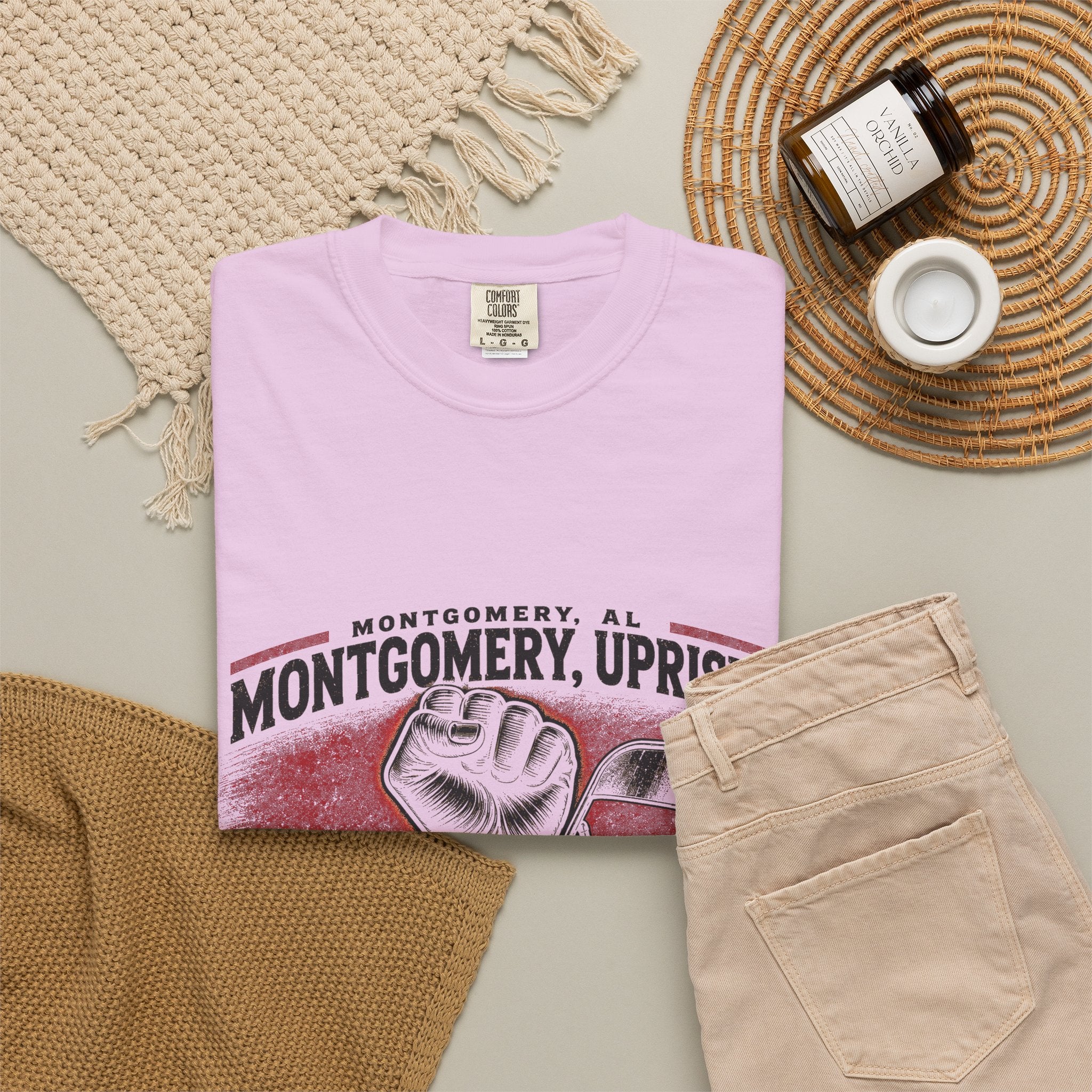 Montgomery Uprising Commemorative T-Shirt (light color tees)