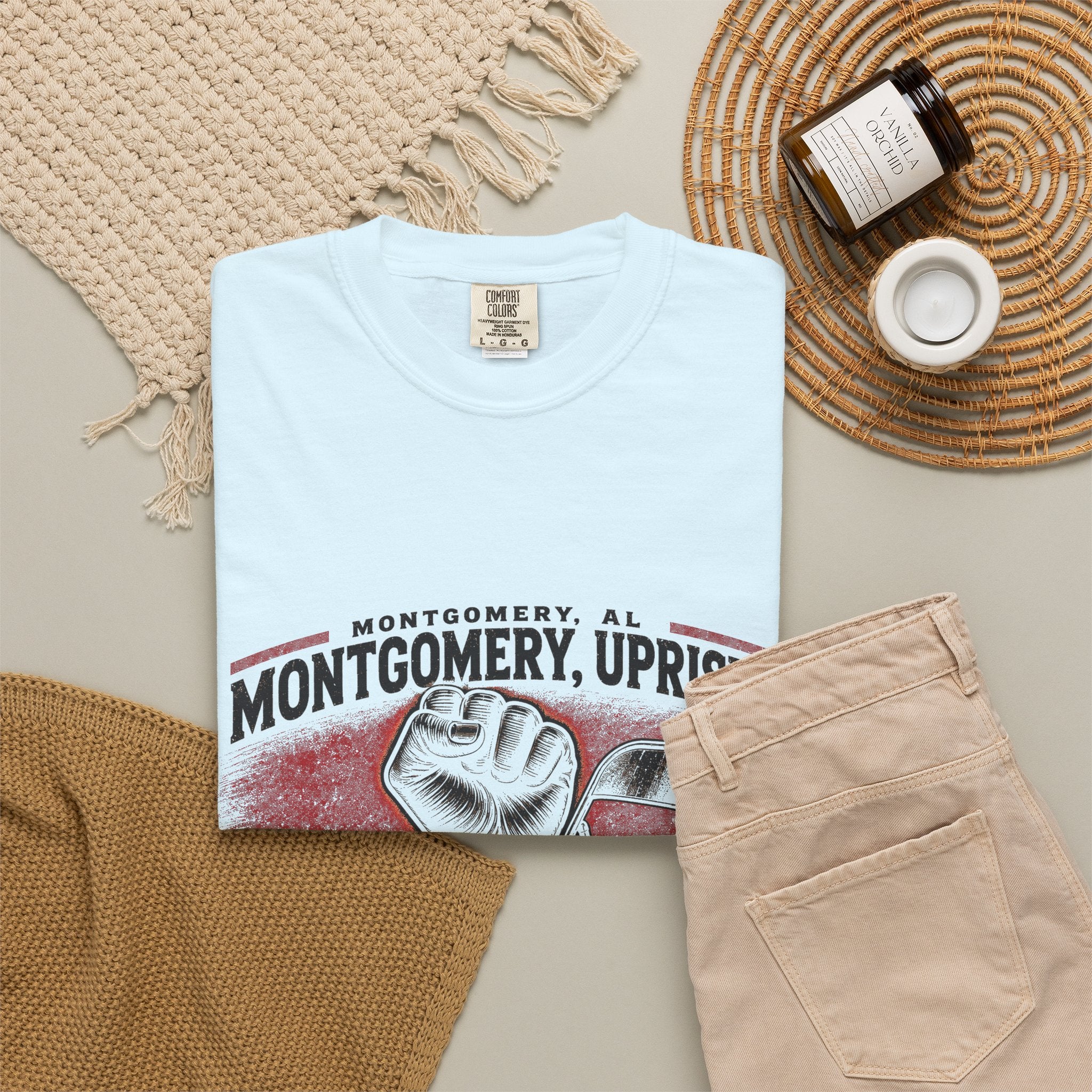 Montgomery Uprising Commemorative T-Shirt (light color tees)