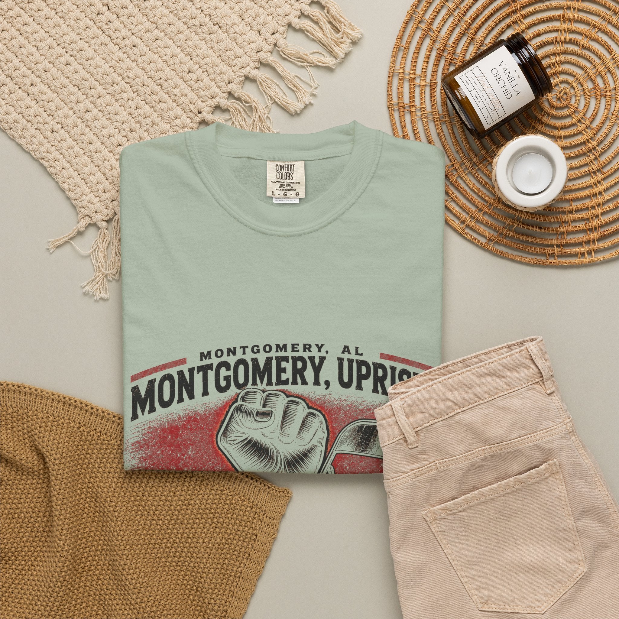 Montgomery Uprising Commemorative T-Shirt (light color tees)