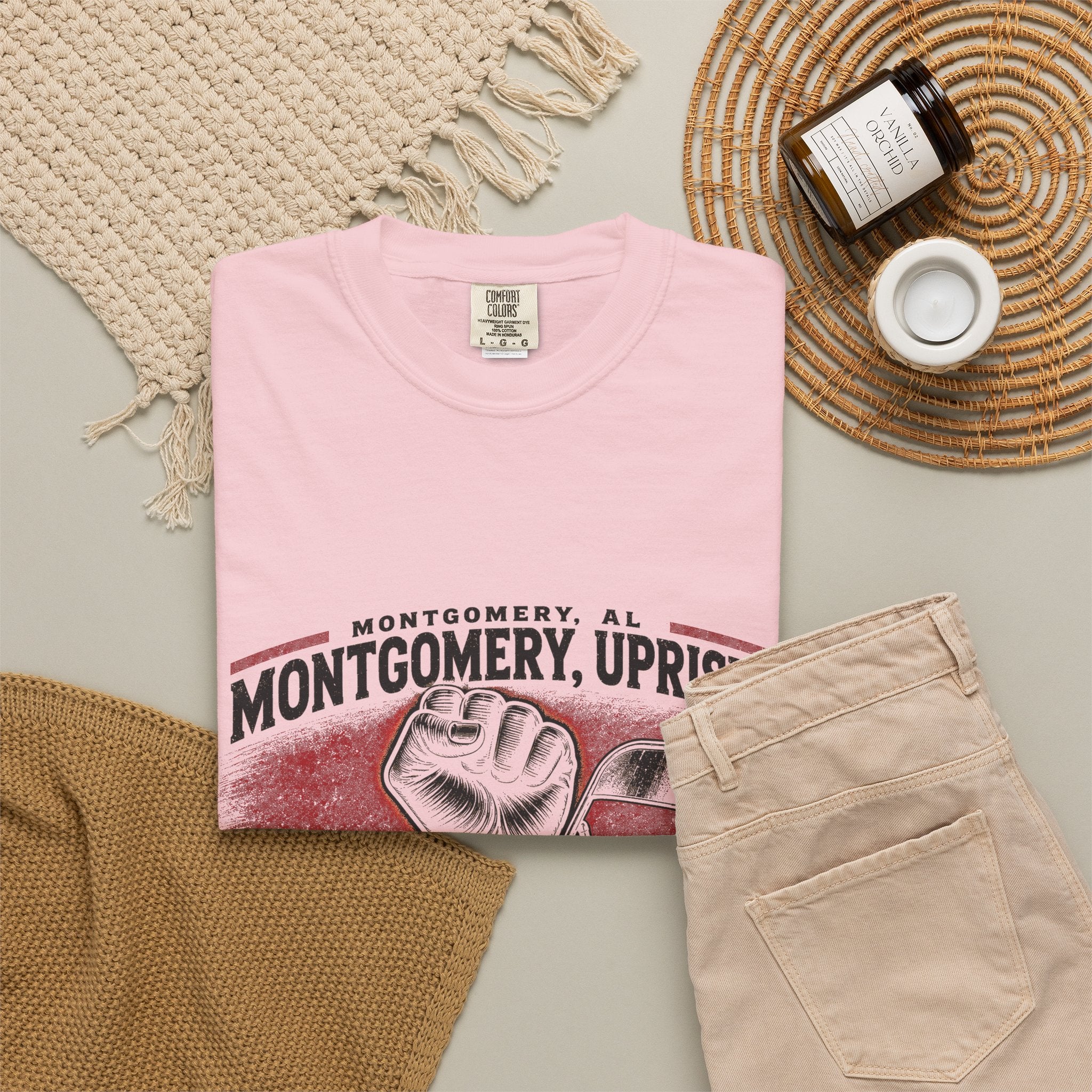 Montgomery Uprising Commemorative T-Shirt (light color tees)