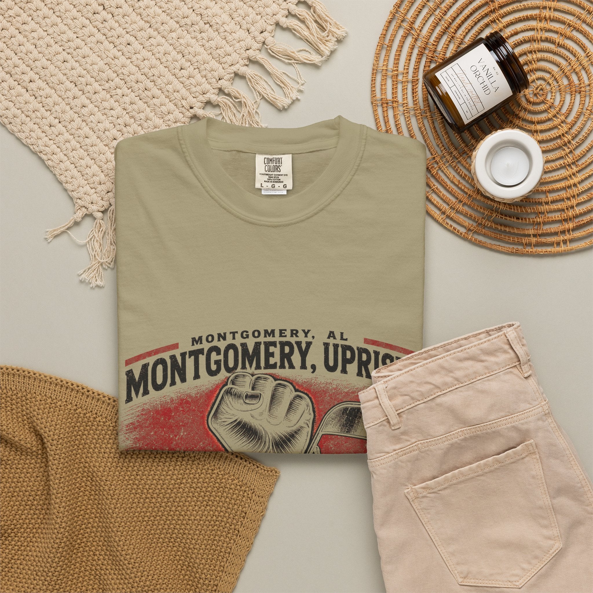 Montgomery Uprising Commemorative T-Shirt (light color tees)