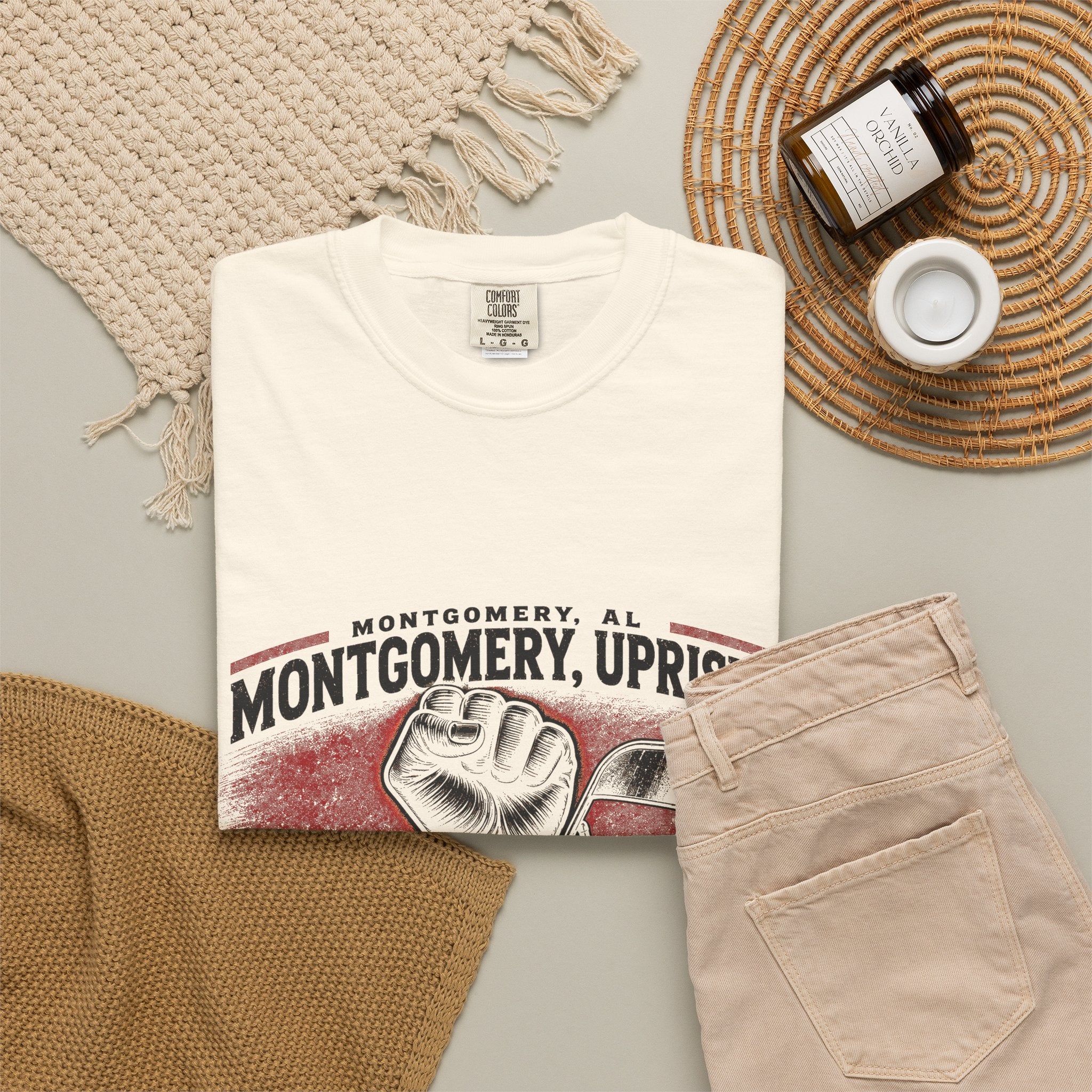 Montgomery Uprising Commemorative T-Shirt (light color tees)