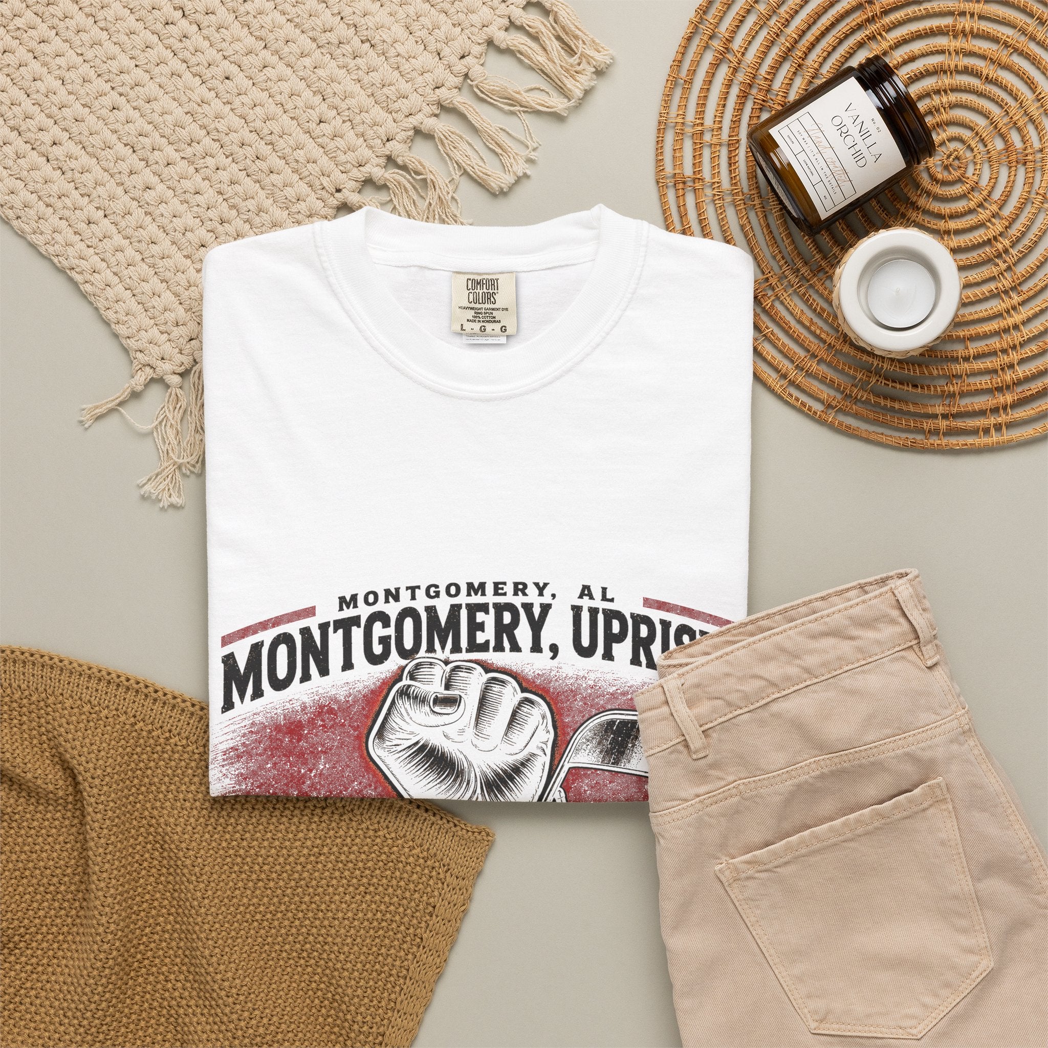 Montgomery Uprising Commemorative T-Shirt (light color tees)