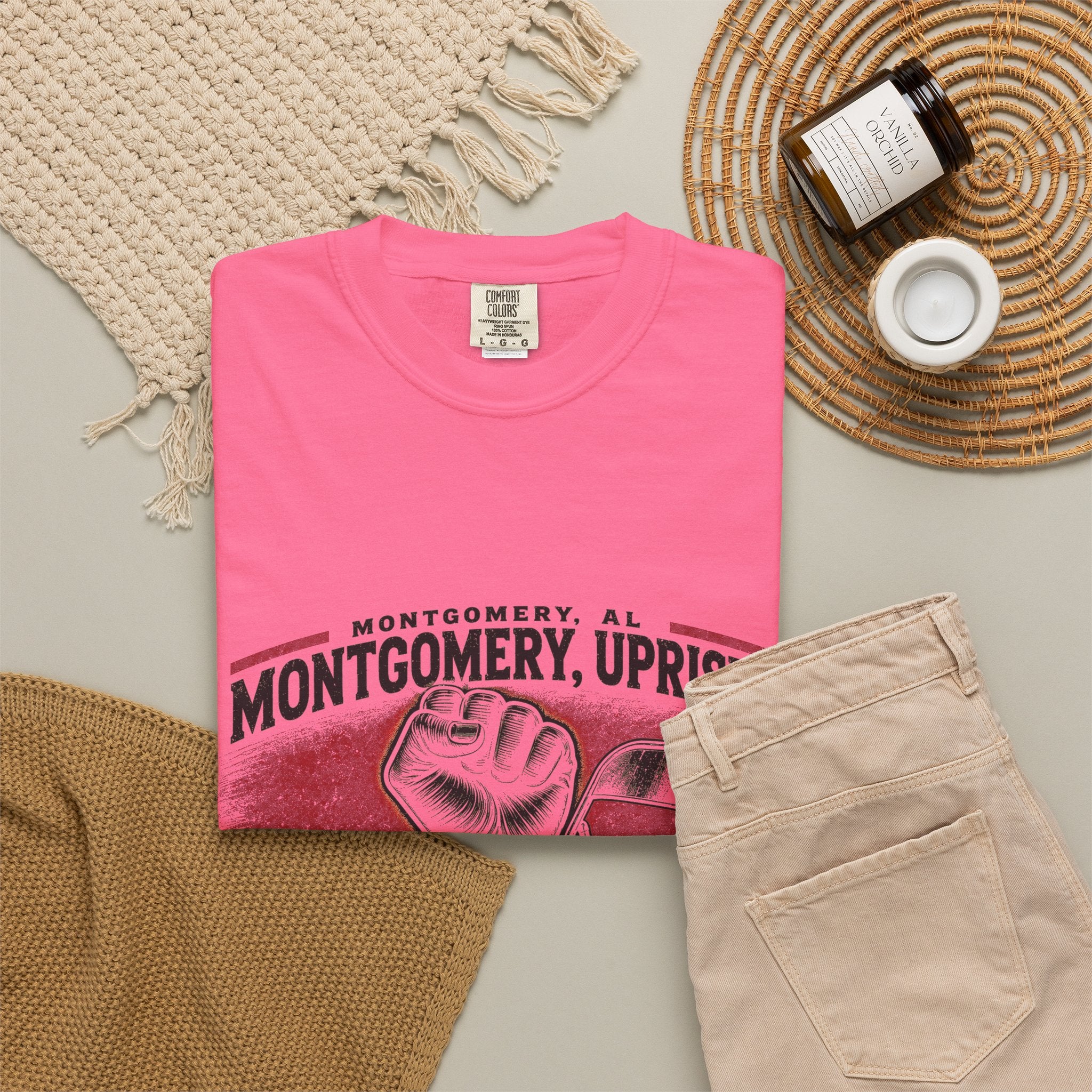 Montgomery Uprising Commemorative T-Shirt (light color tees)